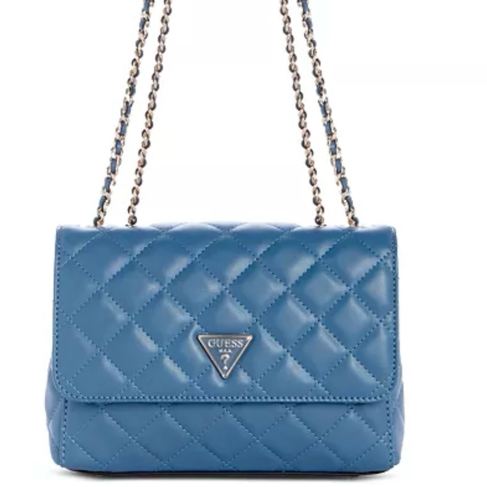 GUESS Tali Quilted Convertible Crossbody / Shoulder Bag
